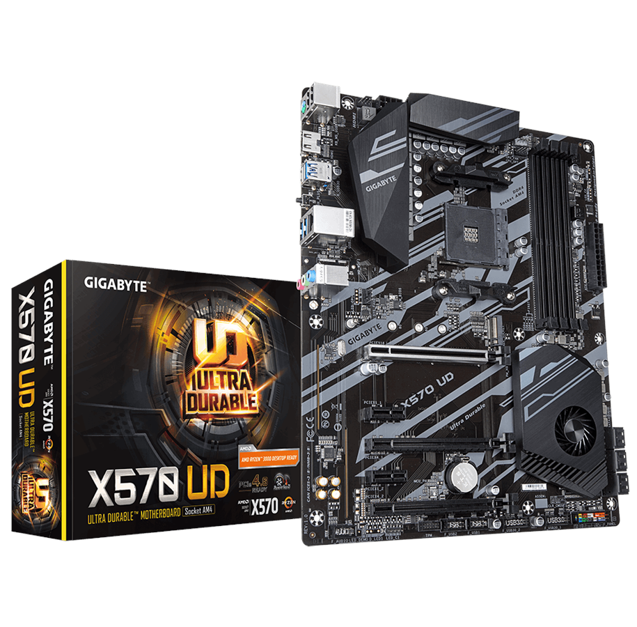 Bundkort - GIGABYTE X570 UD Bundkort - AMD X570 - AMD AM4 - DDR4 RAM - ATX - X570 UD