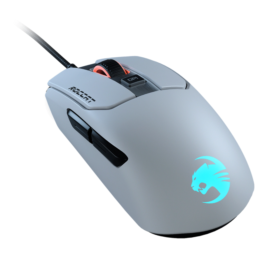 Mus - ROCCAT Kain 122 AIMO - Mus - Optisk - 6 knapper - Hvid - ROC-11-612-WE