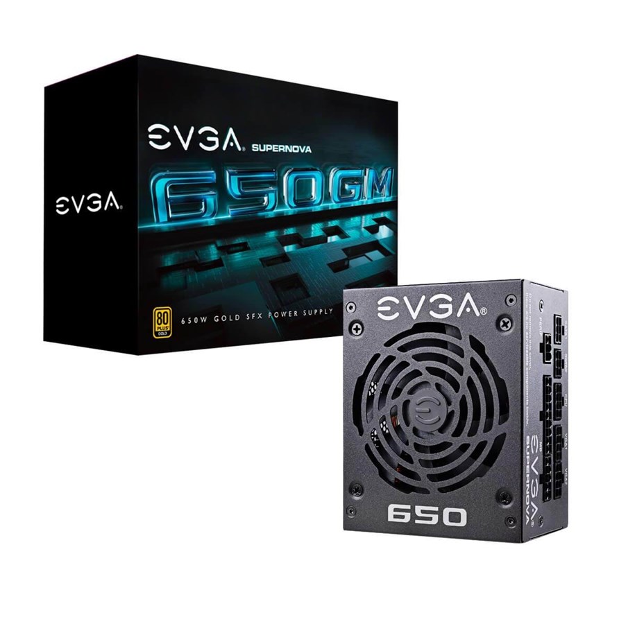Strømforsyning - EVGA SuperNOVA 650 GM - SFX Strømforsyning - 650 Watt - 92 mm - ATX - 80 Plus Gold certified - 123-GM-0650-Y2