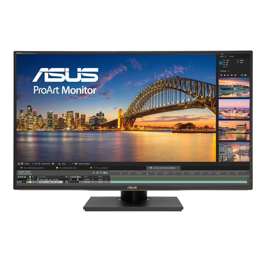 Skærm - 32" ASUS ProArt PA329C - 3840x2160 (4k / UHD) - IPS - 60W USB HUB - HDR10 - 90LM02CC-B03370