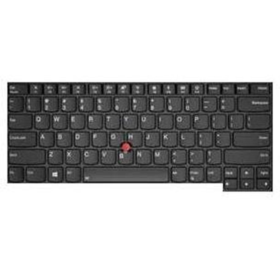 Tastatur - Lenovo Keyboard (DANISH) - Bærbar tastatur - til udskiftning - Dansk - Sort - 01EN691
