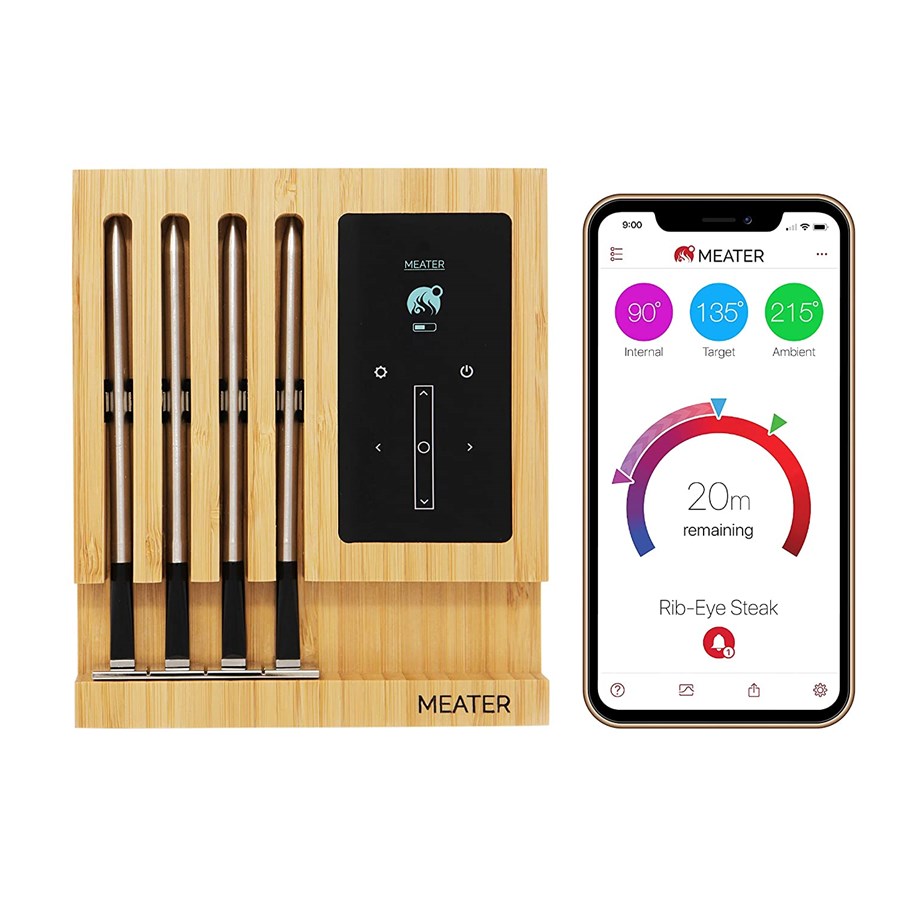 Grill og tilbehør - MEATER Block - Trådløs Stegetermometer - RT2-MT-MB01