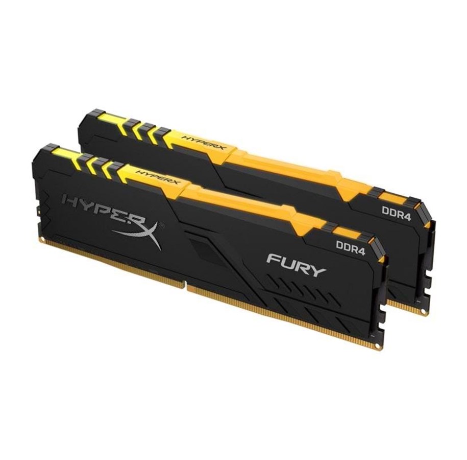 RAM - Kingston HyperX FURY RGB DDR4-3200 C16 DC - 16GB - HX432C16FB3AK2/16