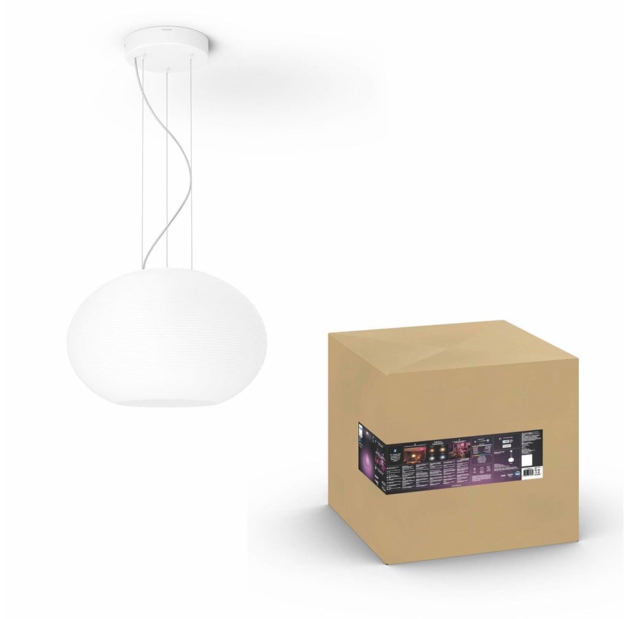 Smart Home - Philips Hue Flourish Pendel Lampe - BT - Hvid - 915005872401