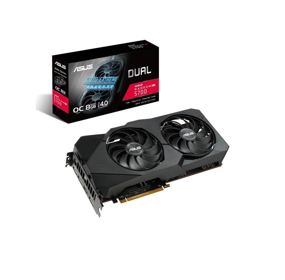 Grafikkort - ASUS Radeon RX 5700 DUAL OC EVO - 8GB GDDR6 RAM - Grafikkort - 90YV0DC1-M0NA00