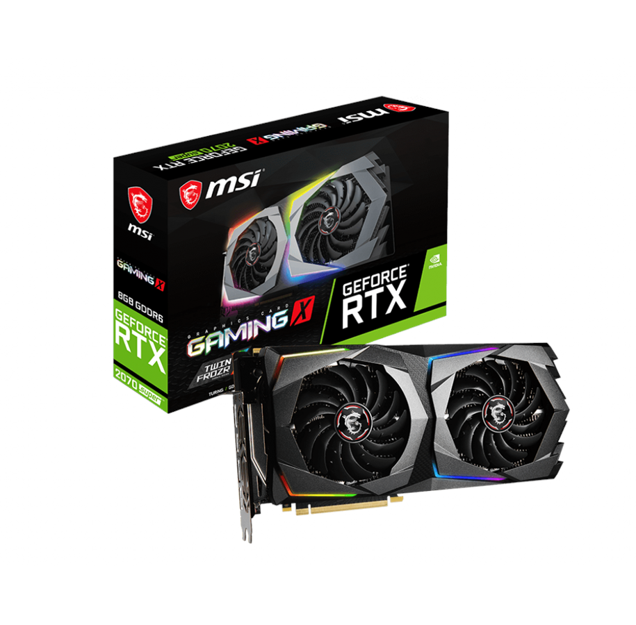 Grafikkort - MSI GeForce RTX 2070 SUPER GAMING X - 8GB GDDR6 RAM - Grafikkort - RTX 2070 SUPER GAMING X