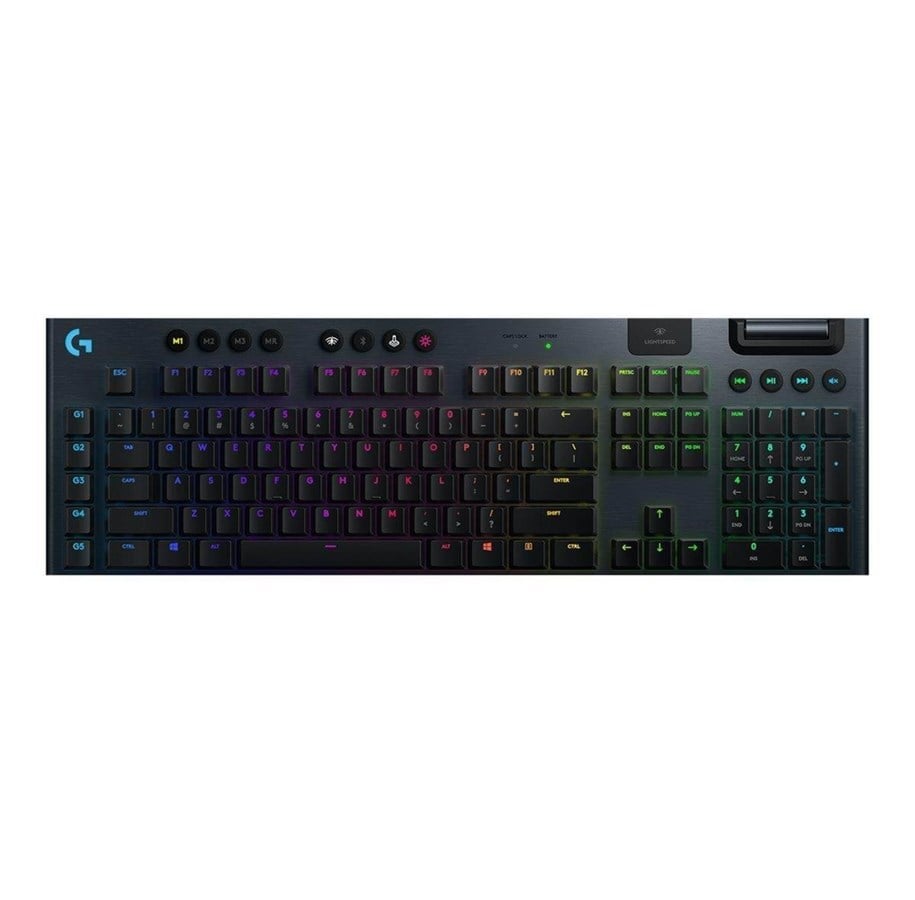 Tastatur - Logitech G915 LIGHTSPEED Wireless GL Tactile - ND - Gaming Tastatur - Nordisk - Sort - 920-008907
