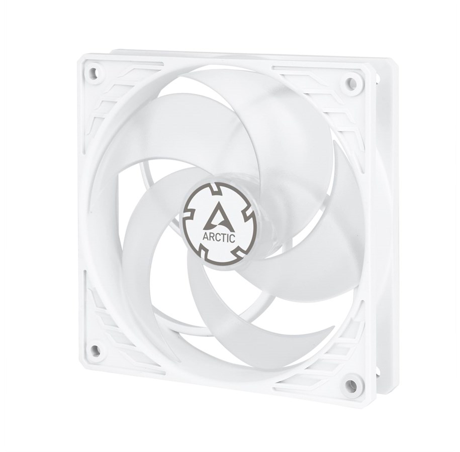 Kabinet Køler - Arctic P12 PWM - Transparent/White - Kabinet køler - 120mm - Hvid - 23 dBA - ACFAN00131A