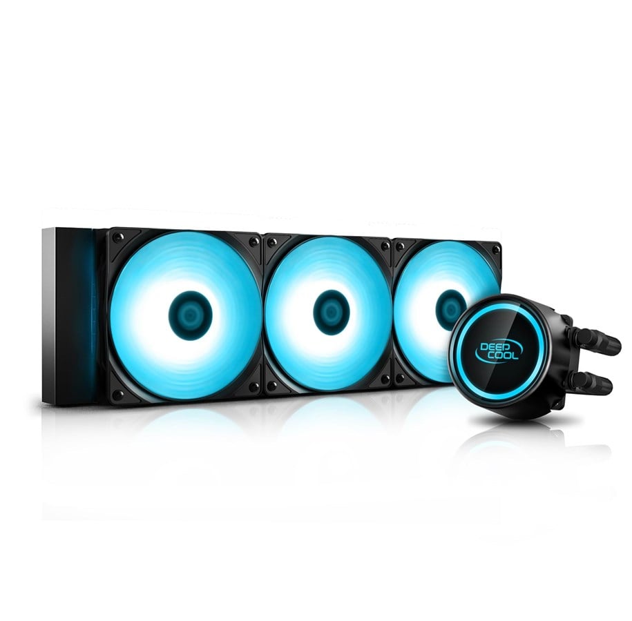 CPU Køler - DeepCool GAMMAXX L360 V2 RGB - CPU Vandkøling - Max 30 dBA - DP-H12RF-GL360V2C