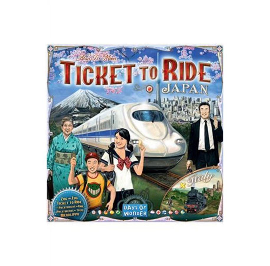 Brætspil - Days of Wonder Ticket To Ride Map Coll. #7 Japan/Italy - DOW720132