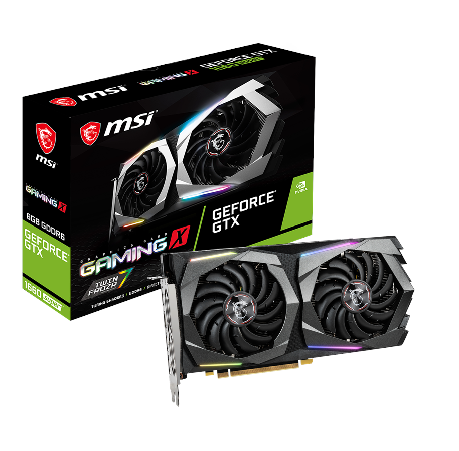 Grafikkort - MSI GeForce GTX 1660 SUPER GAMING X - 6GB GDDR6 RAM - Grafikkort - GTX 1660 SUPER GAMING X