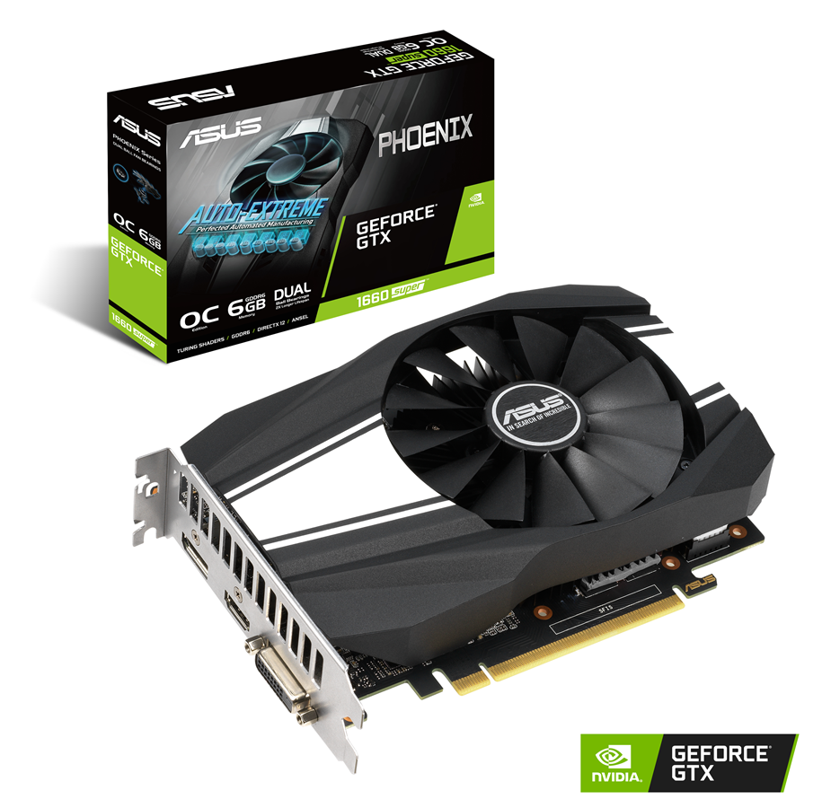 Grafikkort - ASUS GeForce GTX 1660 SUPER OC - 6GB GDDR6 RAM - Grafikkort - 90YV0DT0-M0NA00