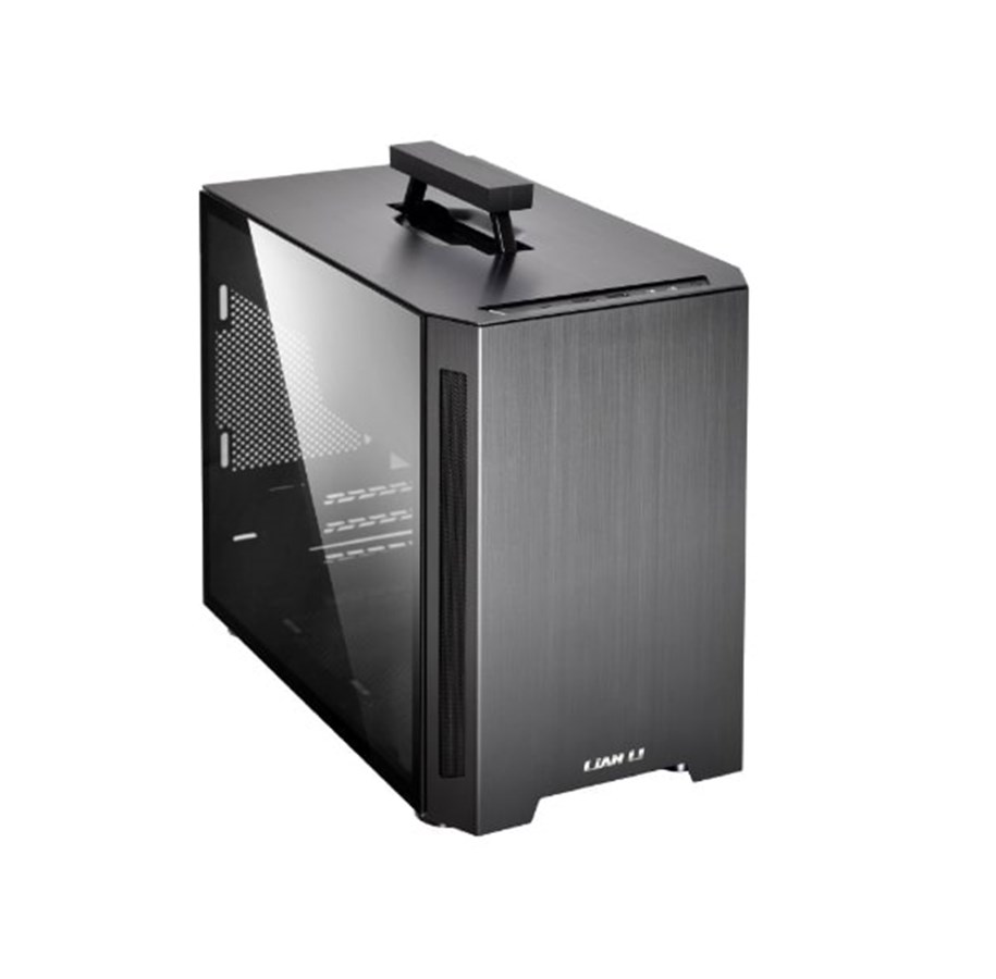 Kabinet - Lian Li TU150 Tempered Glass - Black - Kabinet - Minitower - Sort - TU150WX