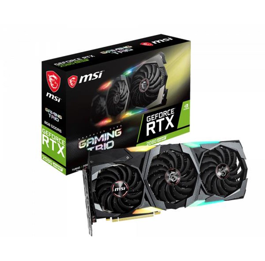 Grafikkort - MSI GeForce RTX 2080 SUPER GAMING TRIO - 8GB GDDR6 RAM - Grafikkort - RTX 2080 SUPER GAMING TRIO