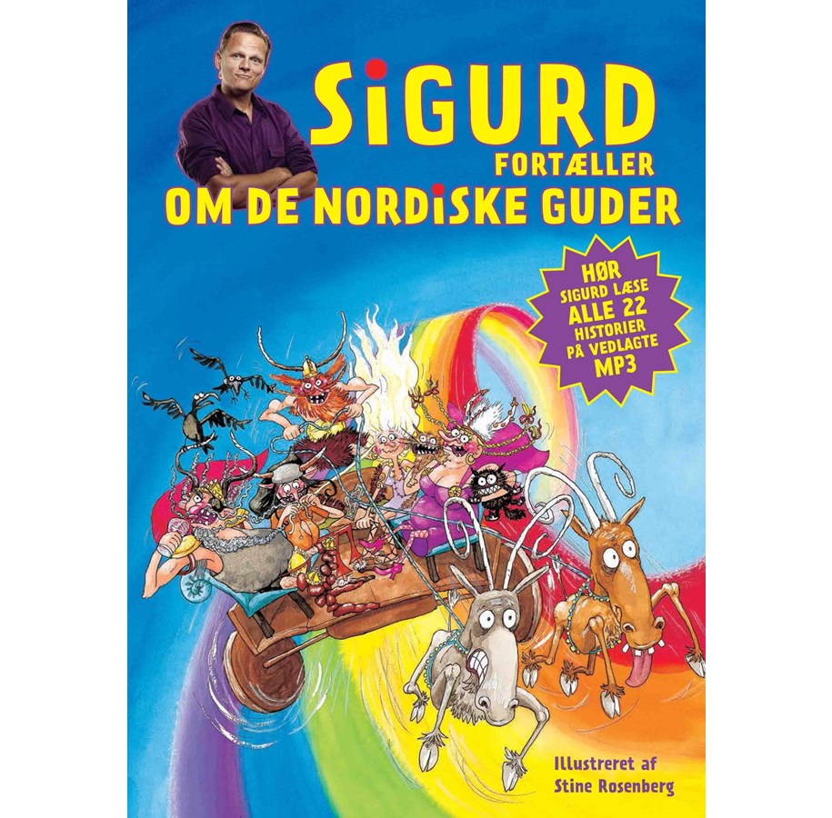 Børnebøger - Sigurd fortæller om de nordiske guder - Børnebog - Hardcover *DEMO* - 9788740010930