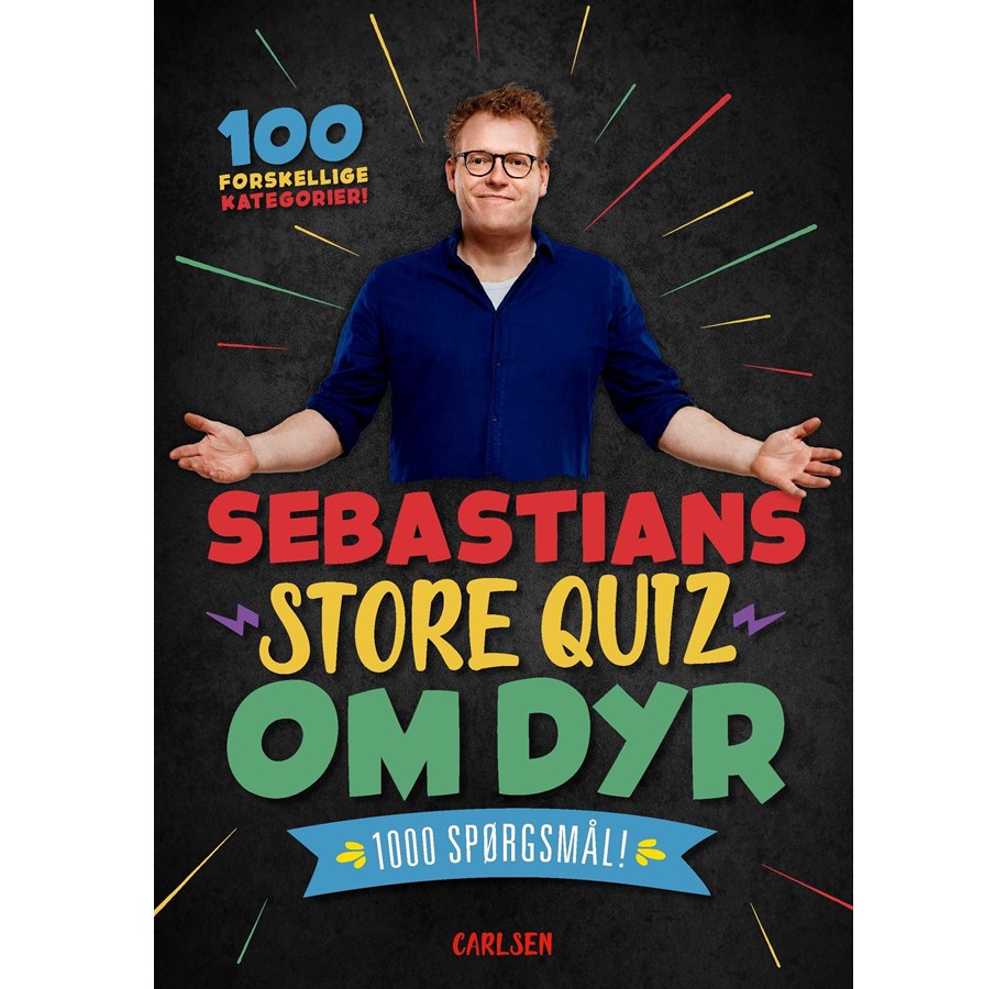 Børnebøger - Sebastians store quiz om dyr - Børnebog - Hardcover - 9788711907955