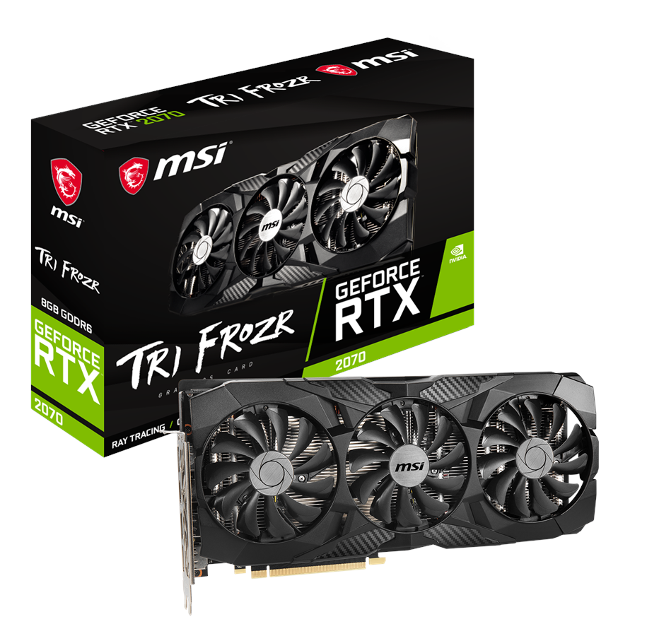 Grafikkort - MSI GeForce RTX 2070 TRI FROZR - 8GB GDDR6 RAM - Grafikkort - RTX 2070 TRI FROZR