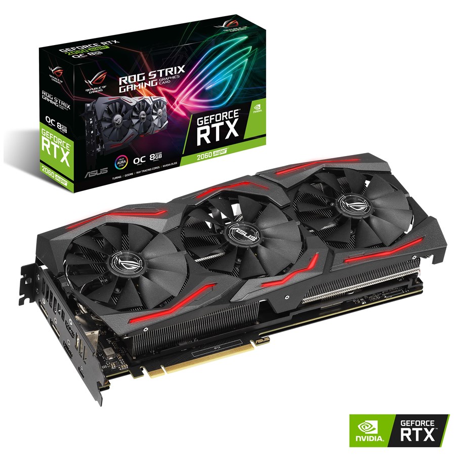 Grafikkort - ASUS GeForce RTX 2060 SUPER OC - 8GB GDDR6 RAM - Grafikkort - 90YV0DQ0-M0NA00