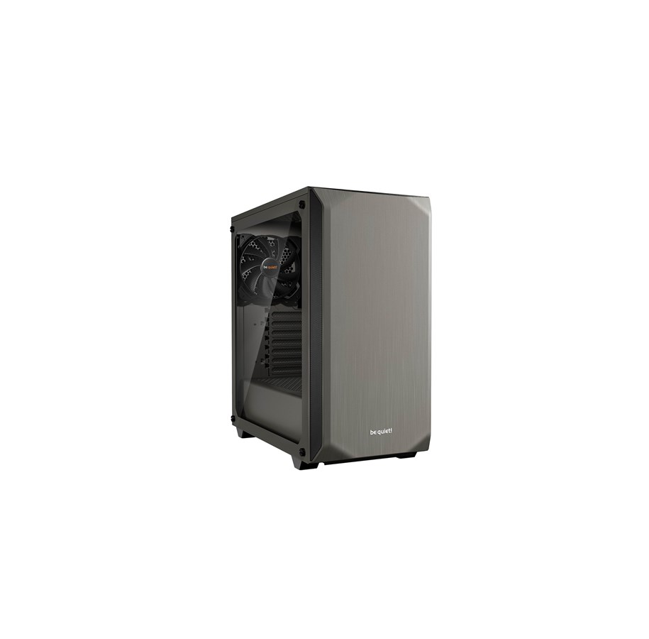 Kabinet - be quiet! Pure Base 500 TG - Metallic Gray - Kabinet - Miditower - Grå - BGW36