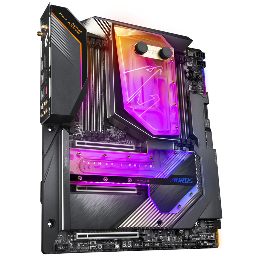 Bundkort - GIGABYTE X299X AORUS XTREME WATERFORCE Bundkort - Intel X299 - Intel LGA2066 - DDR4 RAM - XL-ATX - X299X AORUS XTREME WATERFORCE
