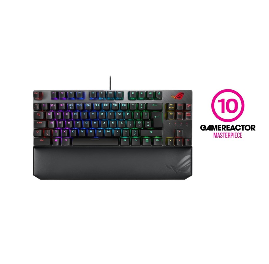 Tastatur - ASUS ROG Strix Scope TKL Deluxe - ND - Gaming Tastatur - Uden Numpad - Nordisk - Sort - 90MP00N5-BKNA00