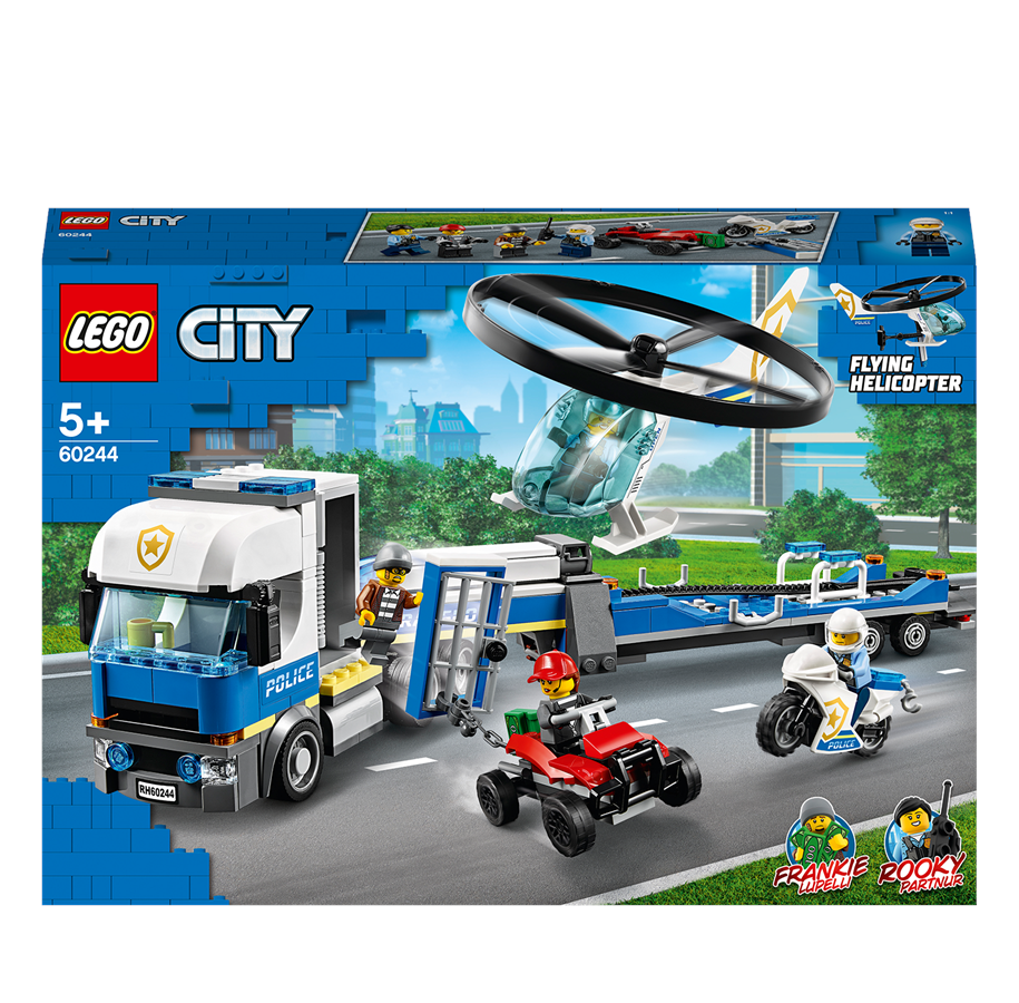LEGO®  - LEGO City 60244 Politihelikoptertransport - 60244