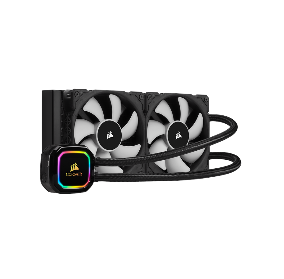 CPU Køler - Corsair iCUE H100i RGB PRO XT - CPU Vandkøling - Max 37 dBA - CW-9060043-WW