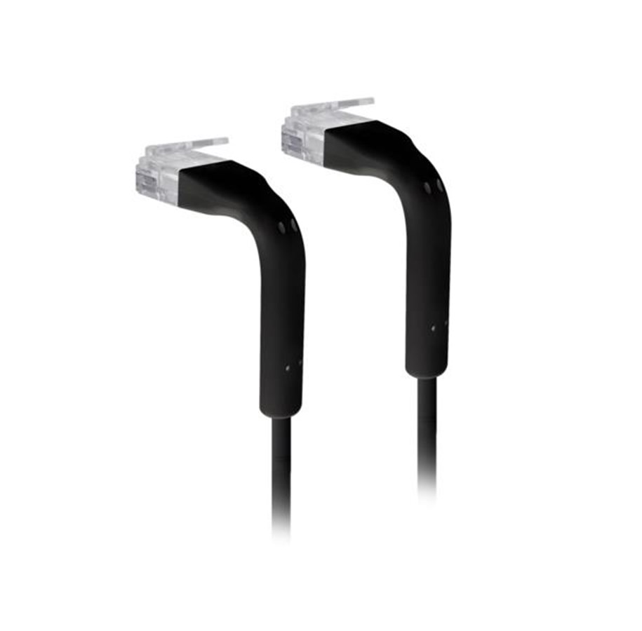 Netværkskabel - Ubiquiti UniFi Patch Cable Black 0.1 m - Sort - 0.1m - U-Cable-Patch-RJ45-BK
