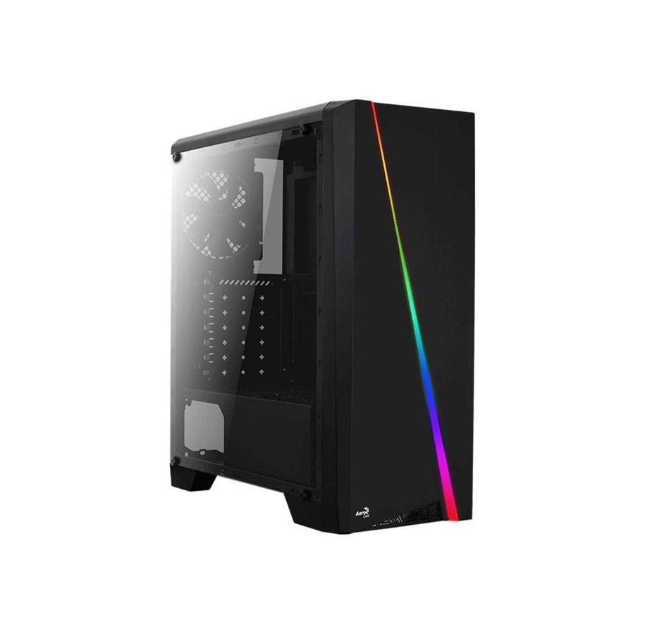 Kabinet - AeroCool Cylon TG RGB - Black - Kabinet - Miditower - Sort - ACCM-PV10013.11