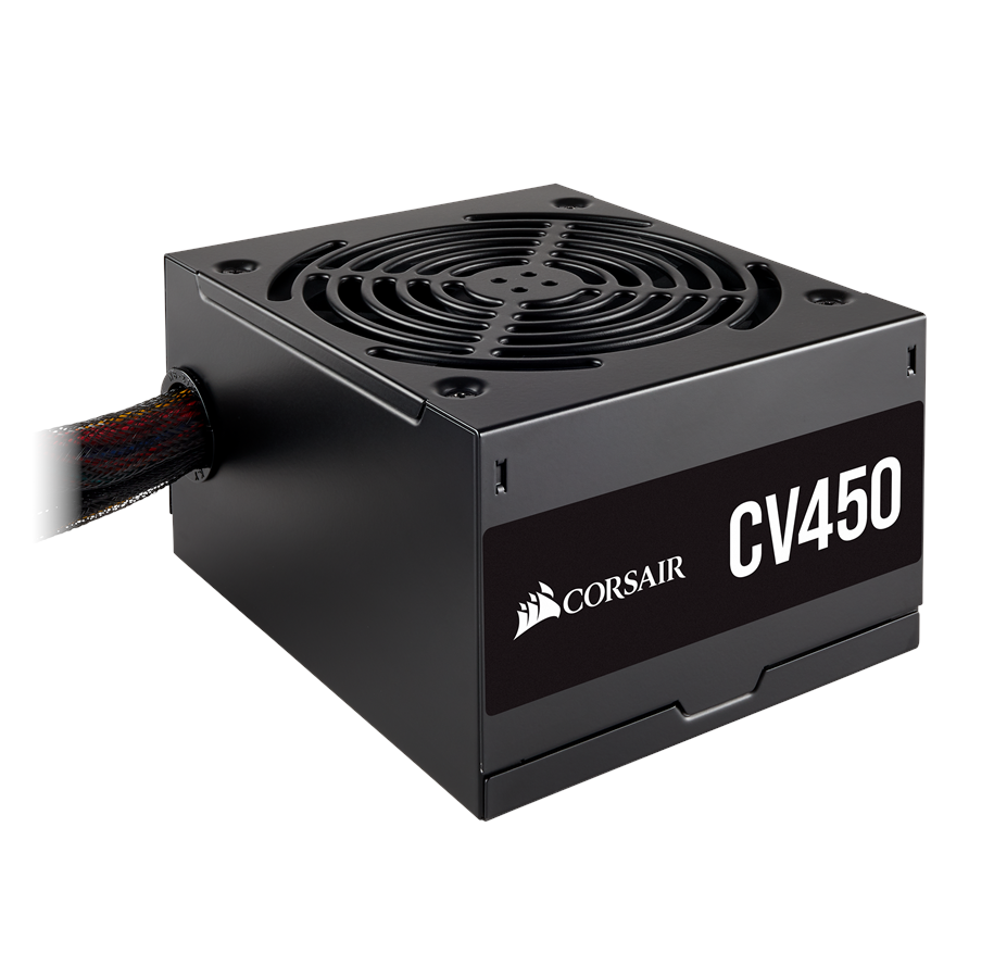 Strømforsyning - Corsair CV450 Strømforsyning - 450 Watt - 120 mm - ATX - 80 Plus Bronze certified - CP-9020209-EU
