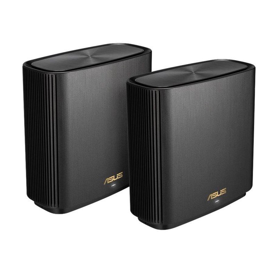 Router & firewall - ASUS ZenWiFi XT8 AX6600 Black (2-pack) - Mesh router Wi-Fi 6 - 90IG0590-MO3A20
