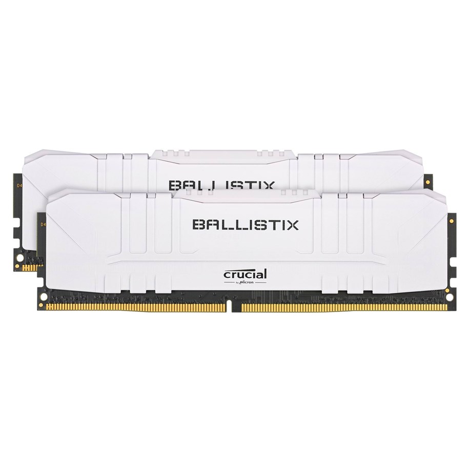 RAM - Crucial Ballistix DDR4-3200 C16 DC - White - 32GB - BL2K16G32C16U4W