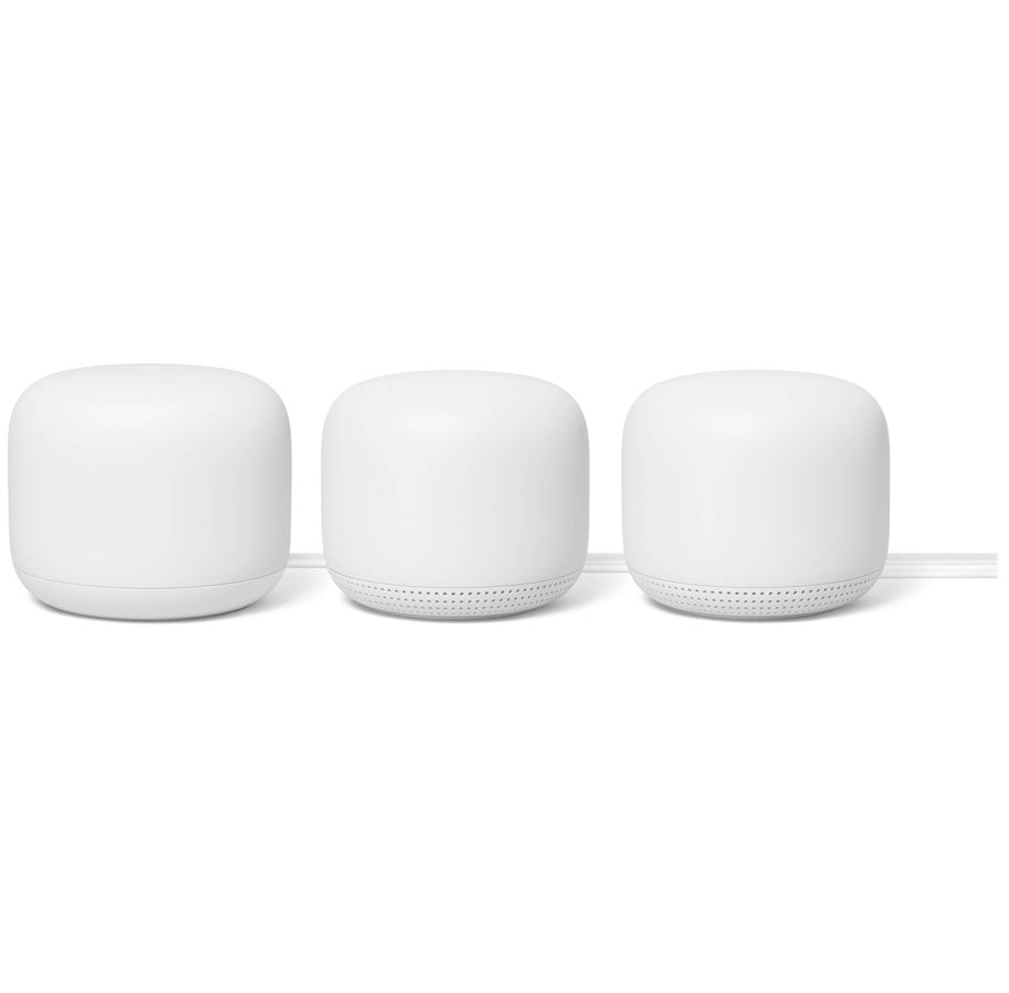 Smart Home - Google Nest Wifi Router+2pk Point - White - GA00823-NO