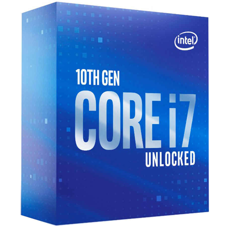 CPU - Intel Core i7-10700K Comet Lake CPU - 8 kerner - 3.8 GHz - Intel LGA1200 - Intel Boxed (uden køler) - BX8070110700K