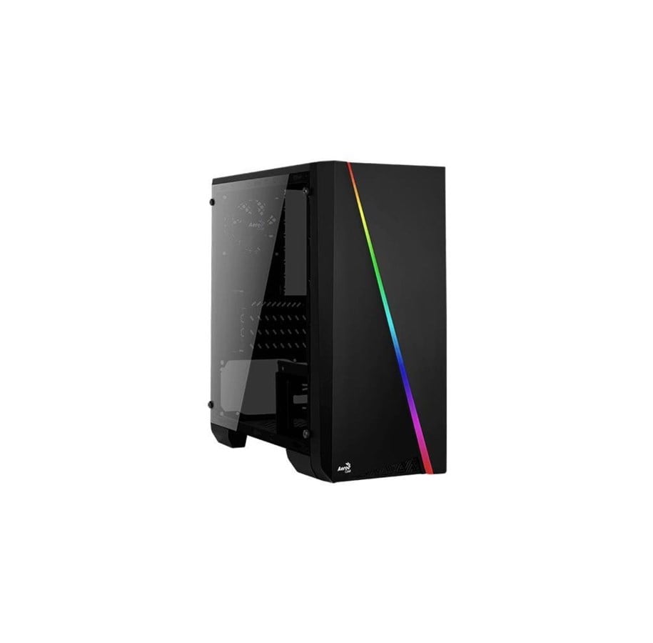 Kabinet - AeroCool Cylon Mini TG - Black - Kabinet - Minitower - Sort - ACCS-PV12013.11