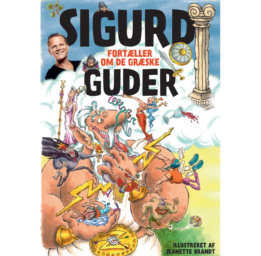 Børnebøger - Sigurd fortæller om de græske guder - Børnebog - Hardcover - 9788740015188