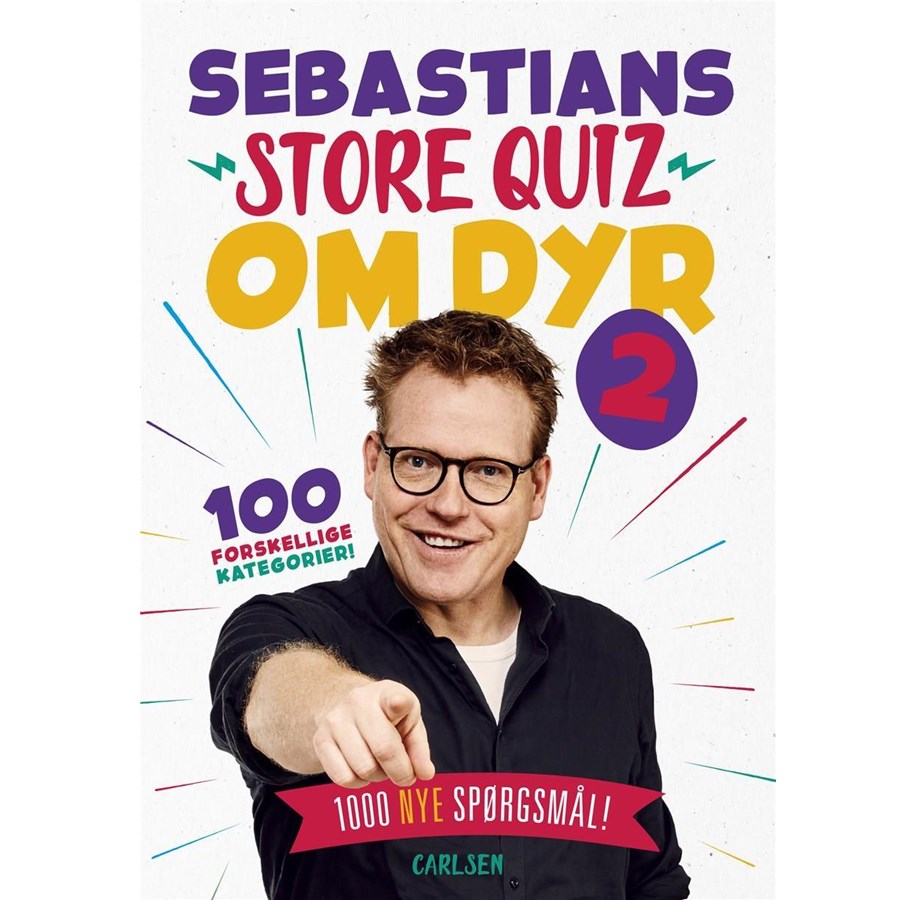 Børnebøger - Sebastians store quiz om dyr 2 - Børnebog - Hardcover *DEMO* - 9788711984772
