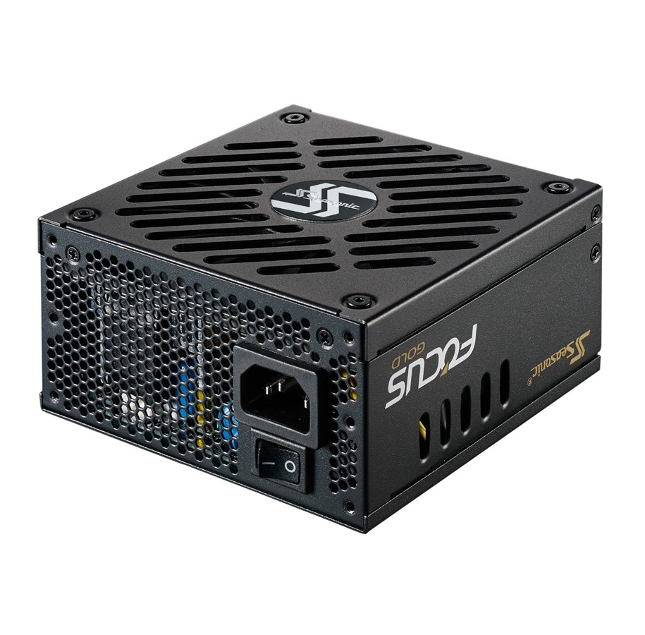 Strømforsyning - Seasonic Focus SGX 500 Strømforsyning - 500 Watt - 120 mm - 80 Plus Gold certified - FOCUS-SGX-500