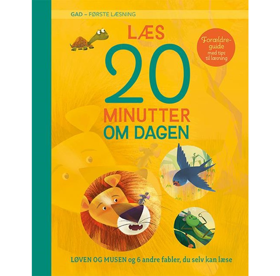 Børnebøger - Læs 20 minutter om dagen: Løven og musen og 6 andr - Børnebog - Hardback *DEMO* - 9788762735019