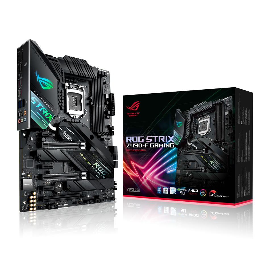 Bundkort - ASUS ROG STRIX Z490-F GAMING Bundkort - Intel Z490 - Intel LGA1200 - DDR4 RAM - ATX - 90MB12Q0-M0EAY0