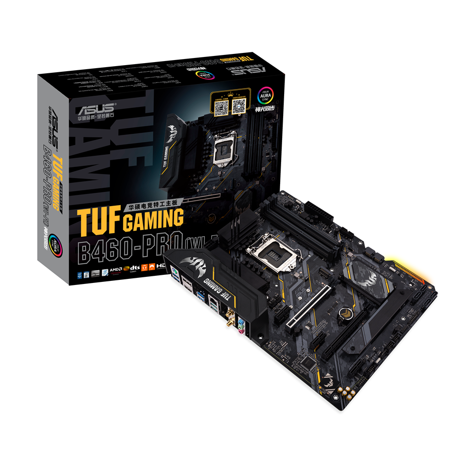 Bundkort - ASUS TUF GAMING B460-PRO (WI-FI) Bundkort - Intel B460 - Intel LGA1200 - DDR4 RAM - ATX - 90MB13P0-M0EAY0