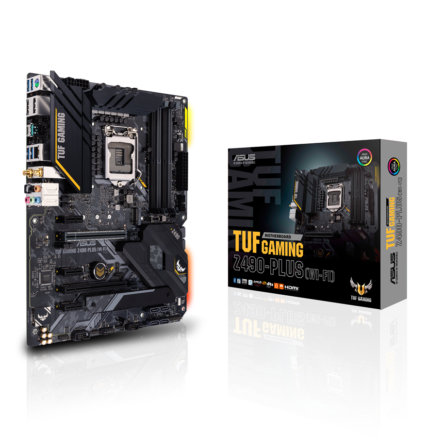 Bundkort - ASUS TUF GAMING Z490-PLUS (WI-FI) Bundkort - Intel Z490 - Intel LGA1200 socket - DDR4 RAM - ATX - 90MB1330-M0EAY0