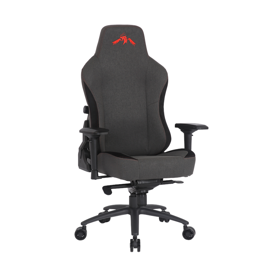 Gamer Stol - DUTZO Premio - Fabric Gamer Stol - Sort - Stof - Op til 150 kg - PREMIO-FA-B