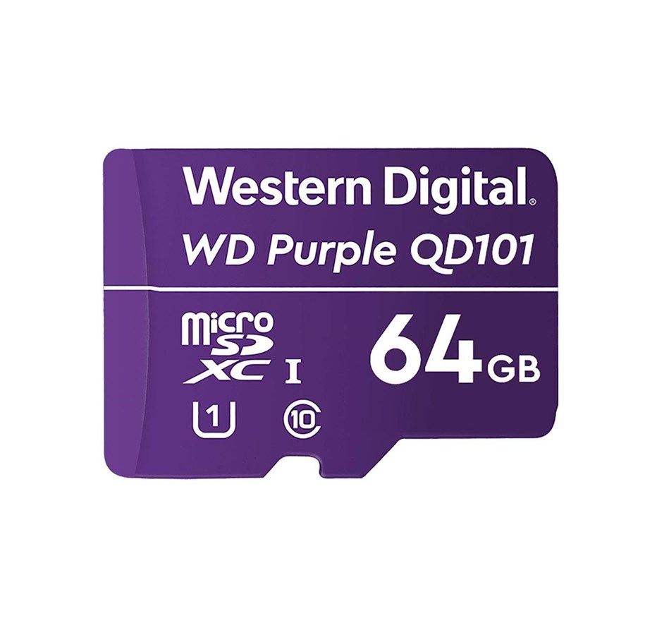 Hukommelseskort - WD Purple SC Ultra Endurance microSD - 64GB - WDD064G1P0C