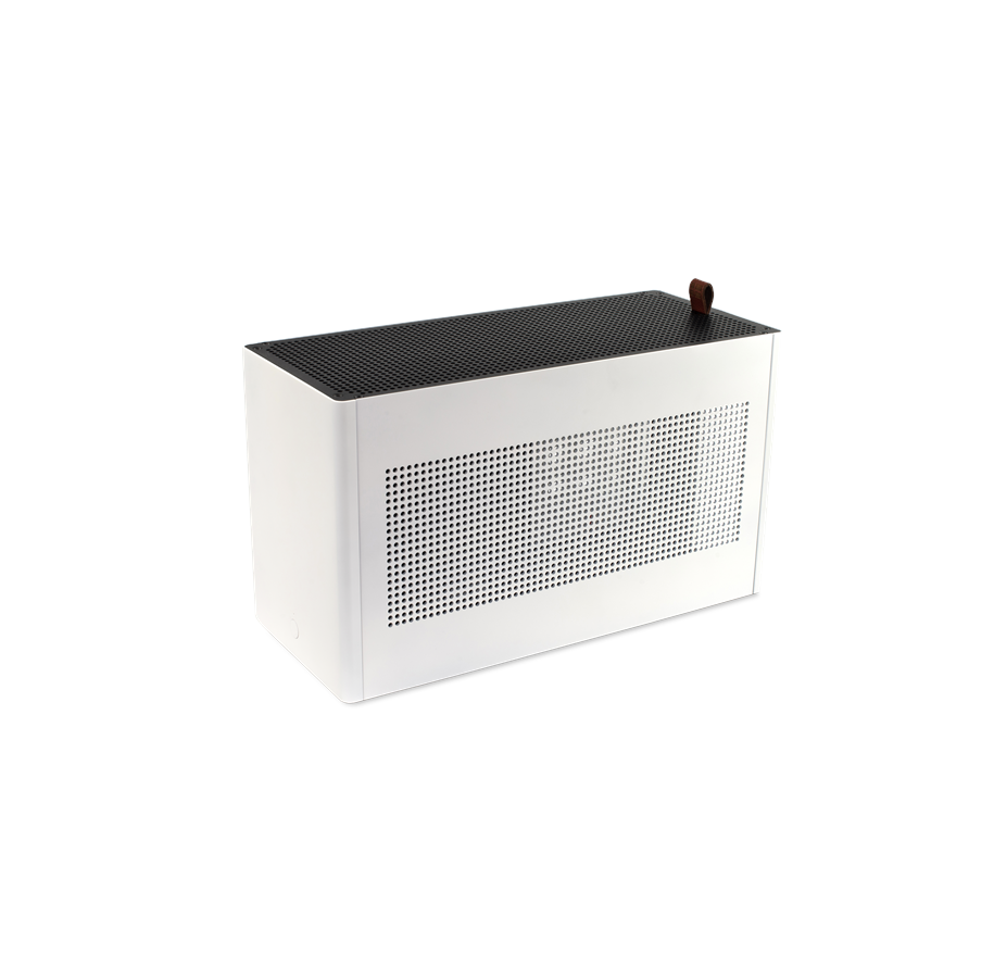 Kabinet - LOUQE Ghost S1 MK3 - Arctic White - Kabinet - Minitower - Hvid - LQ-GHS103-CA-0AR
