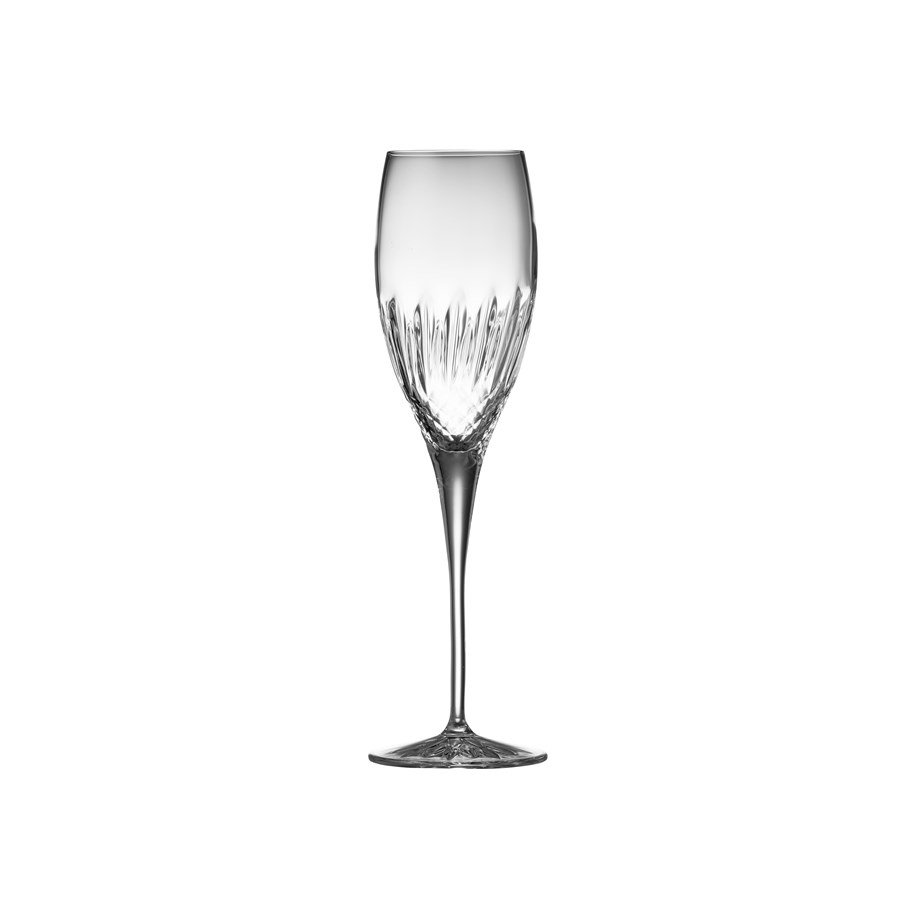 Set 4 Calici Bicchieri Prosecco Champagne in Vetro Optica 30 cl Luigi