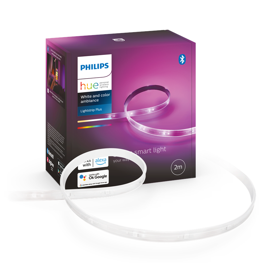 Smart Home - Philips Hue White and color ambiance Lightstrip Plus 2m basekit - 929002269101