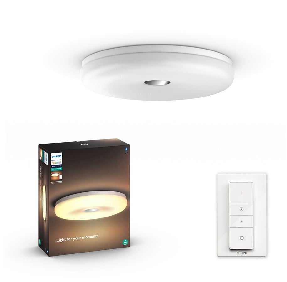 Smart Home - Philips Hue Struana Badeværelse Loftlampe - BT - Hvid - 915005920601