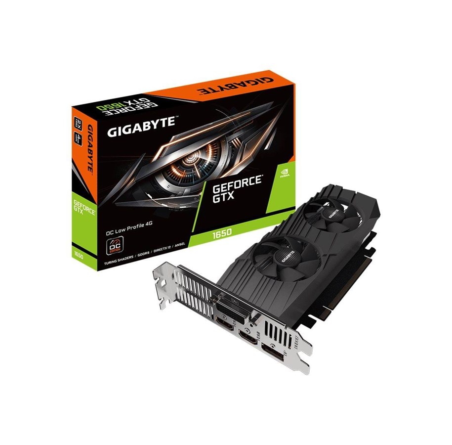 Grafikkort - GIGABYTE GeForce GTX 1650 Low Profile OC - 4GB GDDR6 RAM - Grafikkort - GV-N1656OC-4GL