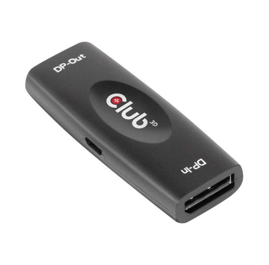 Repeater, boostere, bridges & transceiver - Club 3D CAC-1007 DisplayPort 1.4 Active Repeater 4K 120Hz HBR3 F/F - CAC-1007